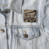 The Drawing Room, Wickham Hall, Kent, 1897 Vierkante Button 5,1 Cm (In situ)