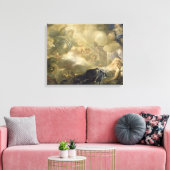 The Dream of Solomon, c.1693 (olie op canvas) Canvas Afdruk (Insitu (Woonkamer))