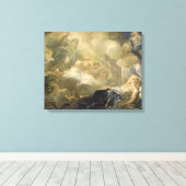 The Dream of Solomon, c.1693 (olie op canvas) Canvas Afdruk (Insitu (Houten vloer))