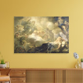 The Dream of Solomon, c.1693 (olie op canvas) Canvas Afdruk (Insitu (Woonkamer))
