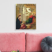The Dream of St. Joseph, c.1535 Canvas Afdruk (Insitu (Woonkamer))