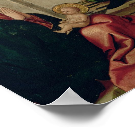 The Dream of St. Joseph, c.1535 Poster (Hoek)