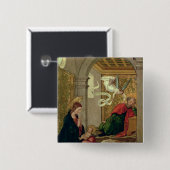 The Dream of St. Joseph, c.1535 Vierkante Button 5,1 Cm (Voorkant /achterkant)