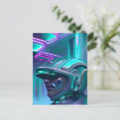 The Dream Police - Vaporwave Kunst Briefkaart (Staand voorkant)
