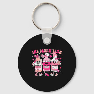 The Dream Team Retro Groovy Nurse Medical Nursing  Sleutelhanger