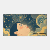 The Dreamer Surrealist Gold Accents  Bureaumat (Voorkant)