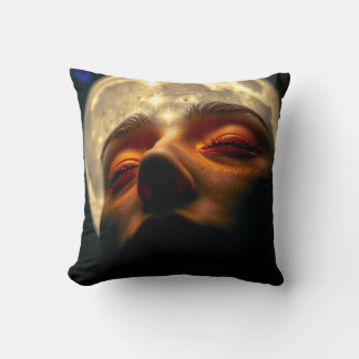The Dreaming Moon — Celestial Throw Pillow Kussen