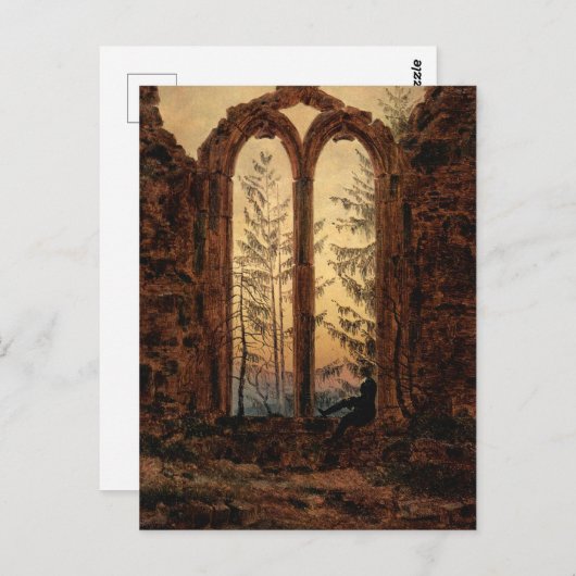 The Dreamweaver (door Caspar David Friedrich) Brie Briefkaart (Voorkant / Achterkant)