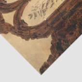 The Dreamweaver (door Caspar David Friedrich) Brie Tissuepapier (Detail)