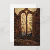 The Dreamweaver (door Caspar David Friedrich) Kaar (Voorkant / Achterkant)