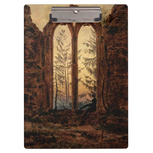The Dreamweaver (door Caspar David Friedrich) Klembord (Voorkant)