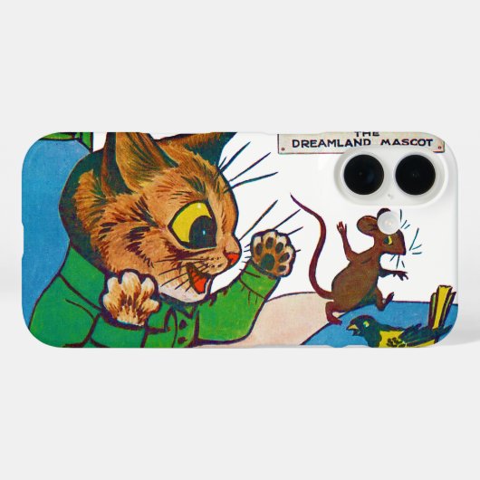 The Dreamweaver Mascot, Louis Wain Case-Mate iPhone Case (Achterkant (horizontaal))