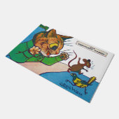 The Dreamweaver Mascot, Louis Wain Deurmat (Schuin)