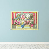 The Dress Circle, gepubliceerd door Thomas McLean, Canvas Afdruk (Insitu (Houten vloer))