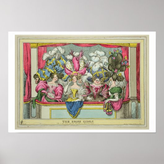 The Dress Circle, gepubliceerd door Thomas McLean, Poster (Voorkant)