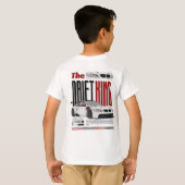 The Drift King - Meester van het ondergrondse race T-shirt (Achterkant volledig)