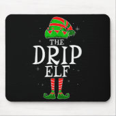 The Drip Elf Group Matching Family Christmas Swag Muismat (Voorkant)