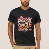 The Drippin’ Uncle – Sleighin’ All Day | Urban Chr T-shirt (Voorkant)