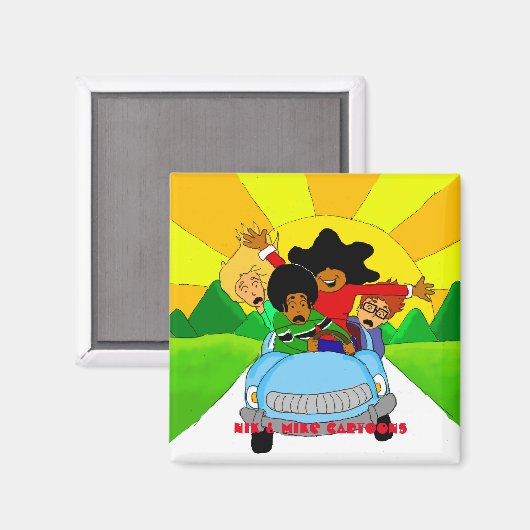 "The Drive" Magneet (Voorkant / Achterkant)