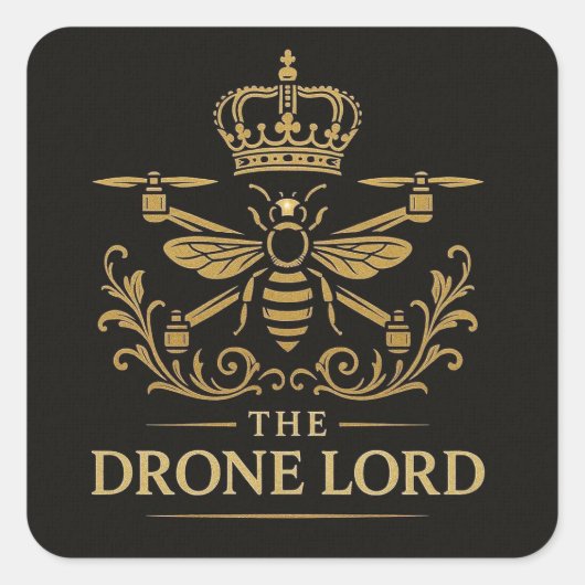 The Drone Lord Lux Sticker (Voorkant)