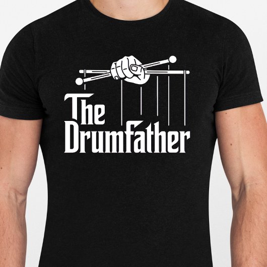 The Drumfather - Grappig Drummer Tshirt
