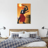 The Drummer 1993 Canvas Afdruk (Insitu (Slaapkamer))