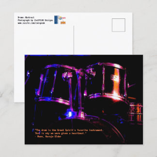 The Drums doen de sprekende ansichtkaart Briefkaart