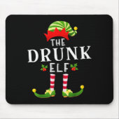 The Drunk Elf Christmas Matching Pajama Muismat (Voorkant)