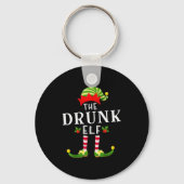The Drunk Elf Christmas Matching Pajama  Sleutelhanger (Voorkant)