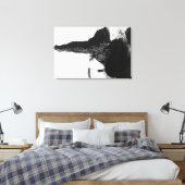 The Duchess Rock in Newport, Oregon Canvas Afdruk (Insitu (Slaapkamer))