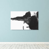 The Duchess Rock in Newport, Oregon Canvas Afdruk (Insitu (Houten vloer))