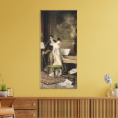 The Duet (mezzotint) Canvas Afdruk (Insitu (Woonkamer))