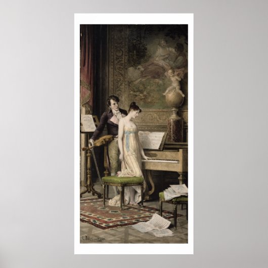 The Duet (mezzotint) Poster (Voorkant)