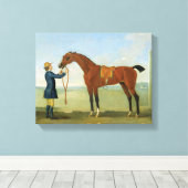 The Duke of Devonshire's Flying Childers, 1742 (oi Canvas Afdruk (Insitu (Houten vloer))