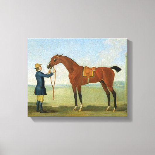 The Duke of Devonshire's Flying Childers, 1742 (oi Canvas Afdruk (Voorkant)