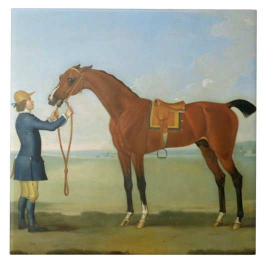 The Duke of Devonshire's Flying Childers, 1742 (oi Tegeltje (Voorkant)