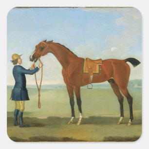 The Duke of Devonshire's Flying Childers, 1742 (oi Vierkante Sticker