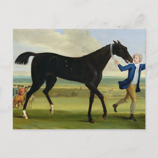 The Duke of Rutland's 'Bonny Black', c.1720 (olie  Briefkaart (Voorkant)