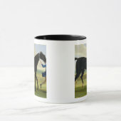 The Duke of Rutland's 'Bonny Black', c.1720 (olie  Mok (Midden)