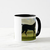 The Duke of Rutland's 'Bonny Black', c.1720 (olie  Mok (Voorkant rechts)