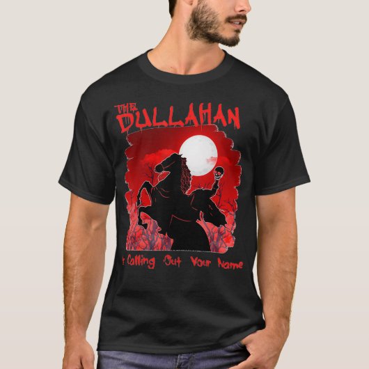 The Dullahan Horseman Celtic Mythology Lovers T-shirt (Voorkant)