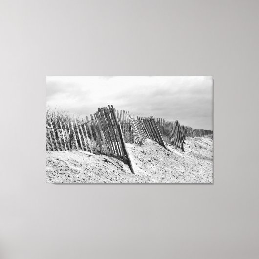 The Dune Fence Canvas Print (Voorkant)