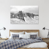 The Dune Fence Canvas Print (Insitu (Slaapkamer))