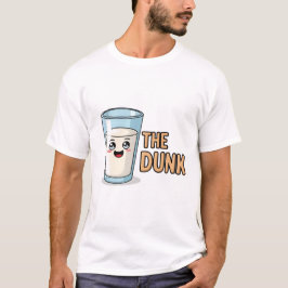 The Dunk Cute Milk Glass Matching Couple T-shirt