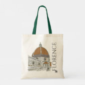 The Duomo Florence Italy Pen and Ink Drawing Tote Bag (Achterkant)