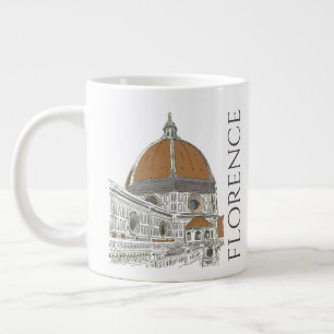 The Duomo Florence Italy Pen and Ink Illustration Grote Koffiekop