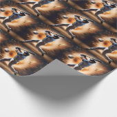 The Dust-Cloud Showdown: een pitcher's fury Cadeaupapier (Hoek)