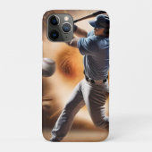 The Dust-Cloud Showdown: een pitcher's fury Case-Mate iPhone Case (Achterkant)