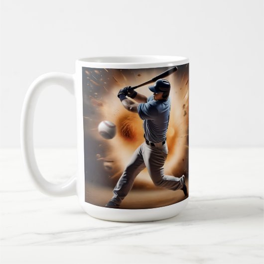The Dust-Cloud Showdown: een pitcher's fury Koffiemok (Links)