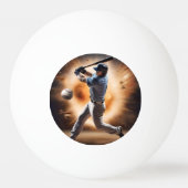 The Dust-Cloud Showdown: een pitcher's fury Pingpongbal (Achterkant)